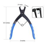 Hot-Pliers Circlips Snap Ring Grip Plier 50 mm Long Nose 1.2mm 90 Degrees Bending For Motorcycles Truc