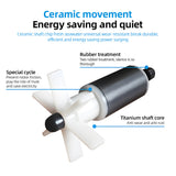 Pool Cover Above Ground Submersible Sump Pump - 75W, 2000L/H, Swimming Water Removal with 3 Adapters & 16ft Drainage Hose