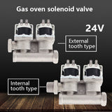 Gas Oven Universal Self-Priming DC24V Solenoid Inner Outer Tooth Type Double Vae