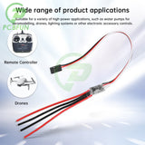 Remote 3‑30V 20A High Voltage Electronic Switch for RC Drone Water Pump PWM Signal Control