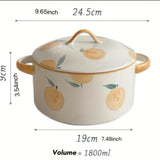 1pc Saucepan, 1.8L Stainless Steel Sauce Pot With Cover, Braisers, Multipurpose Cooking Pot With Lid, Cookware, Kitchenware
