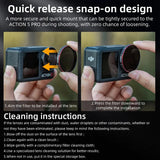 For DJI Osmo Action 5 ND 8/16/32/ CPL UV Lens Filter Aluminum Frame Multi Coated HD Optical Glass Cover Protector