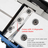 Spiral flat pressure double-sided portable electric planer cutter shaft modification