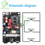 DC8-24V XY-LA02 Qualcomm QCC5125 High Temperature BT 5.1 Decoding Board APTX LDAC Lossless HD Sound Quality