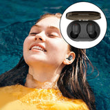 Bluetooth Headset Invisible True Wireless Handfree for Sleeping Working Black