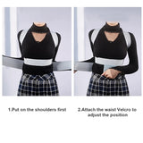 Shoulder Corrector Upper Neck Brace Back Posture Belt Hunchback Correction Fixator Invisible