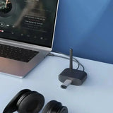VIKEFON Bluetooth 5.3 Receiver Transmitter Car Kit Speaker TV BT5.0 U Disk RCA 3.5mmAUX Jack Stereo Music Wireless Audio Adapter
