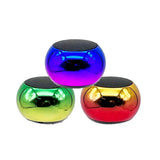 Portable aluminum alloy speaker Car Audio Colorful Wireless Bluetooth Subwoofer High quality Speaker