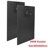 100A 300W Flexible Solar Panel 18V High Efficiency Portable Power Bank Emergency Charging Outdoor Solars Cells For Home Camping