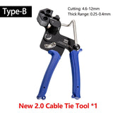 Stainless Steel Tie Gun High Quality Fastening Strap Cutting Tool Self-locking Tensioner Cable Ties Plier Series