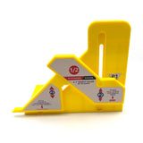 Wood 1/2 Thickness Gauge Woodworking Center Marking Device Wooden Board Oblique Cutting Positioning Puncher Carpenter