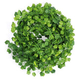12 Strands Artificial Grape Vines Ivy Leaves with 3 Strings for Wedding Party Home