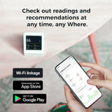 APP Wi-Fi 7-Item Detection Indoor Temperature and Humidity CO2 PM2.5 PM10 eTVOC Air Quality Monitor
