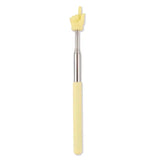 Retractable Presentation Stainless Steel aron Finger Reading Teacher Pointer with Adjustable for Conducting