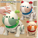 AI Intelligent Voice Dog Touch Sensing Recording And Repeating Remote Control Machine Dog
