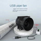 USB Adjustable Speed Solder Absorber ESD Fume Extractor Duct Exhuast with 1M Pipe Tub Router Working Fan