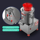 120KG/H Multi-function Food Cutter Electric Chopper Dumpg stuffing Ginger Garlic/Chili/Meat/Vegetable Stuffing hine