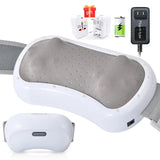 Electric Abdominal Massager - Health Care Deep Kneading Instrument for Abdomen. Vibration Body Massage Tool with Physiotherapy, Heating, and Slimming.