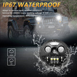 7 inch Car Motorcycle IP67 Waterproof with DRL/Turn Signal/Low Beam/High Beam 7'' Round LED Headlight
