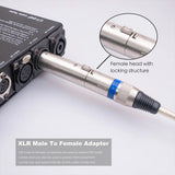 2PCS/4PCS To XLR to Male Microphone Audio Converter 3 Pin Female Cable Adapter