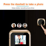 Peephole Door Camera Doorbell - Wireless Monitor, Live View, Digital Night Vision