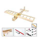 R03 STICK-06 Airplane 580Mm Wingspan Balsa Wood DIY Electric Aircraft RC Flying Toy Version Unassembled Durable Full Set