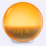 1pc Wake Up Light Sunrise Alarm Clock For Heavy Sleepers, Bedroom, With Sunrise Simulation, Fall Asleep, Dual Alarms, FM Radio, Snooze, Nightlight, Colorful Lights, 7 Natural Sounds, Ideal For Gift, Back To School