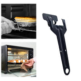 Microwave Clip Rack Pull Tool Multipurpose Oven Tray Extractor for Kitchen Bakery Restaurant Household Cooking