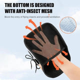 1 Pair Motorcycle Handlebars Sunshades for Summer Sun Protection Quick Drying Breathable Mesh Gloves Grip Handshake Accessories