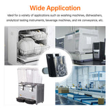 DC 24V Peristaltic Large wrate Liquid Dosing Pump 1500ml/min 2 Rollers w/ Tube for Aquarium Lab Chemical Analysis