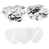 Heart Shaped Button Maker with 100-Set Making Parts Kit - DIY Rotating/Sliding Type Press Machine Badge Pins Set