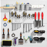 188 Piece Hooks With Pegboard Bins,Peg Locks,For Organizing Various Tools For Kitchen Craft Room Accessories
