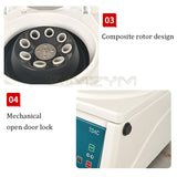 TD4C Laboratory Electric Low Speed PRP Centrifuge Digital Display Desktop Centrifugal hine 0-4000RPM Adjustable