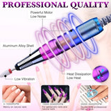 Professional Rechargeable 35000RPM Drill hine Electric Nail File For Acrylic,Gel,Manicure Pedicure Polishing Shape Tools