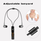 Bluetooth 5.2 Headphones Neckband Wireless Earphones Sports Headphones With Mic Fast Charging Pluggable Headset
