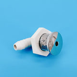 Φ8mm 25mm Cover Curved Bubble Chromed Cap PVC Base Hot Tub Air Massage Bathtub Jet Nozzle