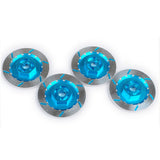 4PCS Aluminum Alloy Brake Disc Wheel Rim Box Metal Hex Adapter 12MM For RC 1/10 Car HSP Fly Fish By Truck 94123 94122 D4 CS