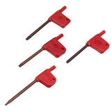 5Pcs 16Mm Holder Boring Bar Cutting Lathe Cutter Turning Tool Set