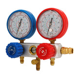 Diagnostic Refrigerant Charging Tool High Accuracy 4000PSI Burst Pressure AC Manifold  Gauge Set 3 Way for R410A R22 R404