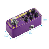 Mooer 019 UK Gold PLX Digital Micro Preamp Guitar Effect Pedal 70's Classic Rock Guitar Effect Pedal Cabinet Simulation