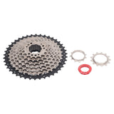 9 Speed Groupset Lightweight High Strength Steel Plate Flywheel Bike Shift Kit Multi Layer Electroplating for Mountain Bike