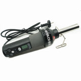 Hot Air-Gun Soldering Tools 220V LCD Blower Adjustable Electronic Heat-Gun, Bending Pipe, With 9 Nozzle Kit,EU Plug