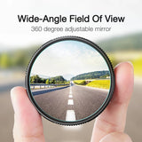 Wide Angle Bd Spot AF Ion Injection Adjustable Car Rearview Convex Suction Cup Reverse Parking Auxiliary Mirror