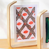 Acrylic Wood Herbarium Nordic Picture Frame for Wedding Photocard Display Stand Table Deco B