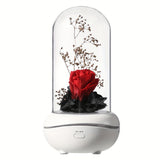 1pc Colorful Atmosphere Light Preserved Flower Aromatherapy Machine, Portable Air Purifier, The Best Holiday Gift For Women