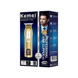 Kemei Km-1760 Rechargeable Salon Professional Stainless Steel Blade Electric Hair Clipper