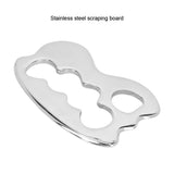 Scraping Board Sturdy Firm Wear Resistant Stainless Steel Body Gua Sha Tool Ergonomic for Home Office for Men Women for Muscle