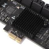 Mining 20/16/12/6 Ports 6Gb PCI Express Controller for PC Expansion Card PCIe to SATA III Converter PCIE Riser Adapter