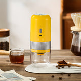 1pc, Electric Coffee Grinder, Adjustable Coffee Bean Grinder, Spice Grinder, One Touch Coffee Mill  Portable Ceramic
