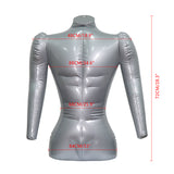 Man Half Body With Arm PVC Inflatable Mannequin Male Dummy Torso Model For Clothing Displays Mannequin Jewelry Scarf Display